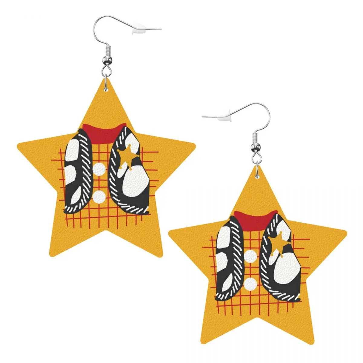 

Custom Toy Story Cartoon Dangle Drop Earrings Leather Earrings for Women Fashion For Party