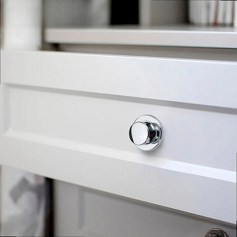 Rebound Recessed Drawer Handle Invisible Cabinet Pull Hidden Handle for Tatami Door