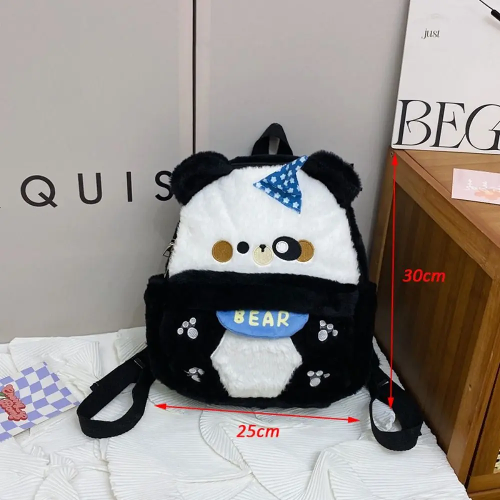 Bonito dos desenhos animados urso mochila grande capacidade de pelúcia crianças mochila engraçado leve saco do jardim de infância