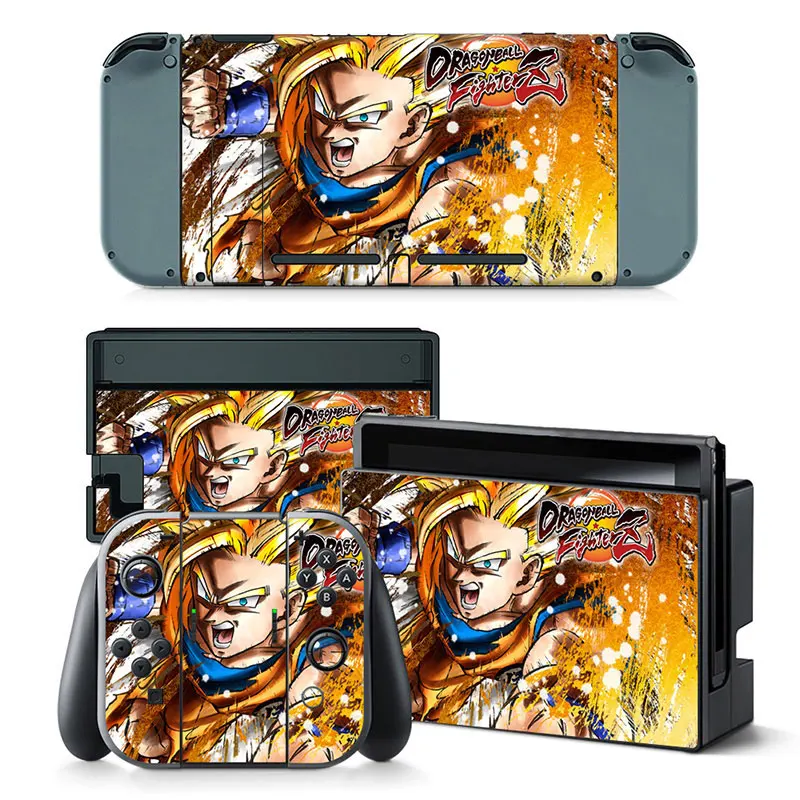 Pegatina protectora de piel de vinilo de Dragon Ball Goku One Piece, para consola Nintendo Switch NS y controlador Joy-Con