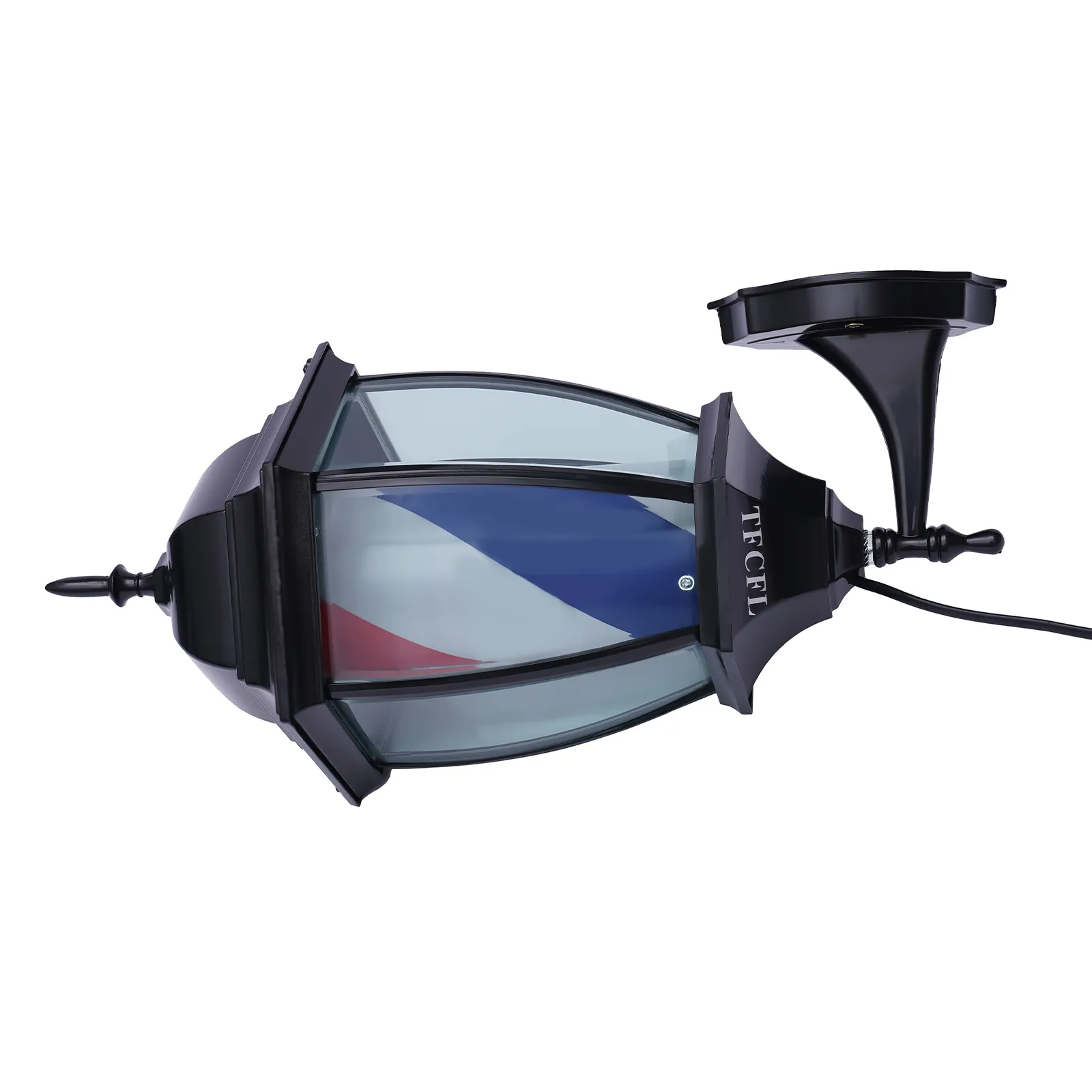 AC110V LED شريط ضوء مقاوم للماء الحلاق القطب صالون الشعر صالون الحلاقة تسجيل الأحمر والأزرق والأبيض القطب جبل