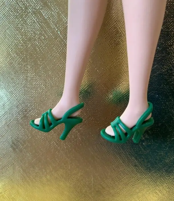 New styles toy shoes high heels flat foot shoes purple for your Tall and curvy BB dolls BBIAB1