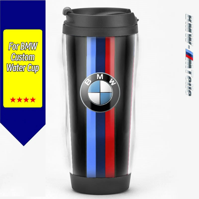 Per BMW tutte le serie tazza d\'acqua personalizzata 304 fodera in acciaio inossidabile tazza da caffè da viaggio per BMW M POWER X3 X5 X6 E90 E70