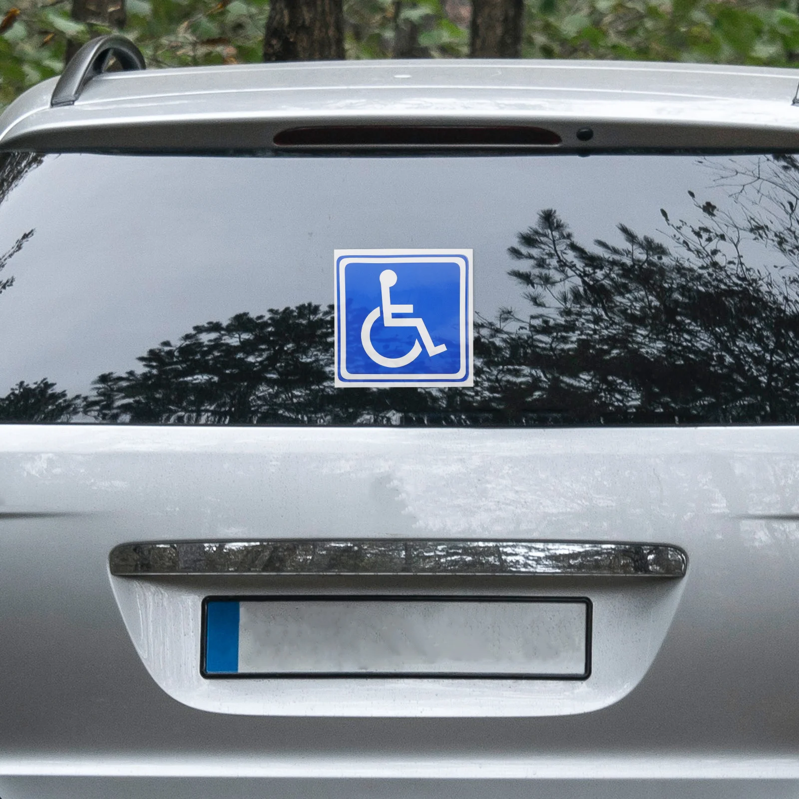 5 Sheets Disabled Wheelchair Sticker Decals Adhesive Durable Car Window Body Outdoor Parking Signs Disabled Parking Sign