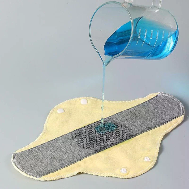 1/4 قطعة منصات القماش رقيقة لينة القطن قابل للغسل المؤنث بطانات اللباس الداخلي الفوط الصحية منديل اليومية قابلة لإعادة الاستخدام منصات النظافة الحيض