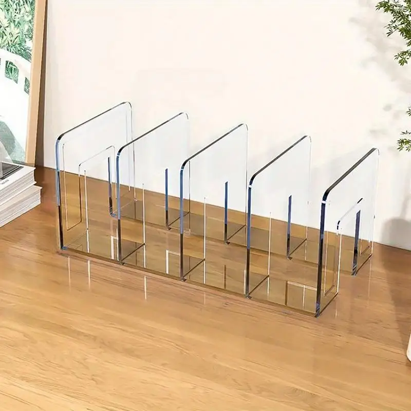 4 Slots Handbag Storage Racks Transparent Wardrobe Divider Shelf Acrylic Storage Holder Closet Organizer Bags Display Racks