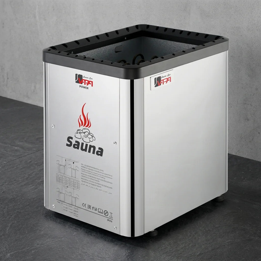 12KW Stainless Steel Electric Sauna Heater Fast Heating Sauna Stove Control Unit Needs Matching For Sauna Room