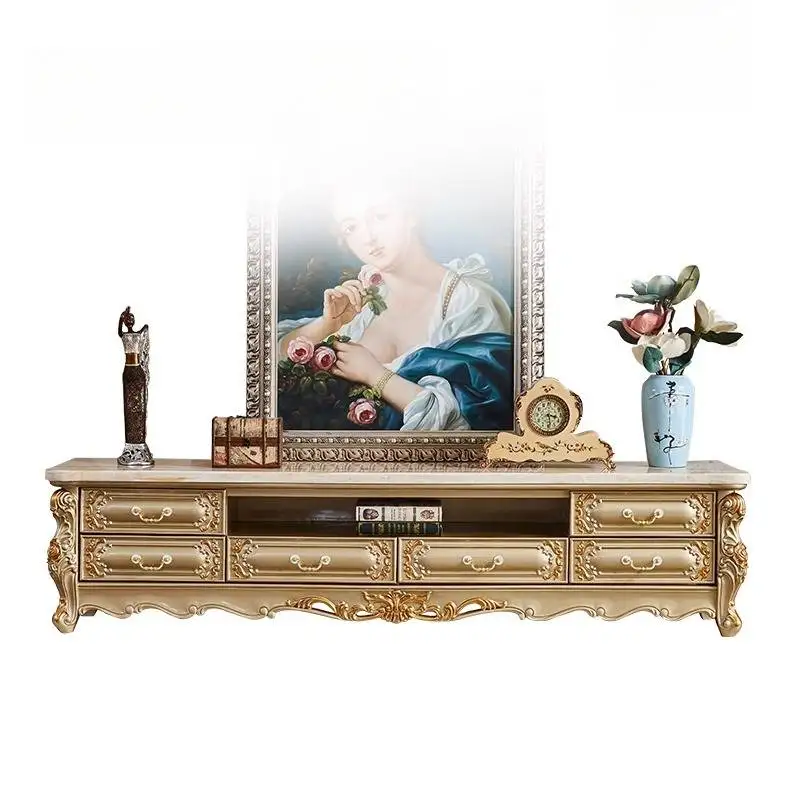 

Nordic European Luxury Tv Cabinet Decor Item 180Cm Vintage Unique Tv Stands Storage Designer Mueble Televisor Furniture Home