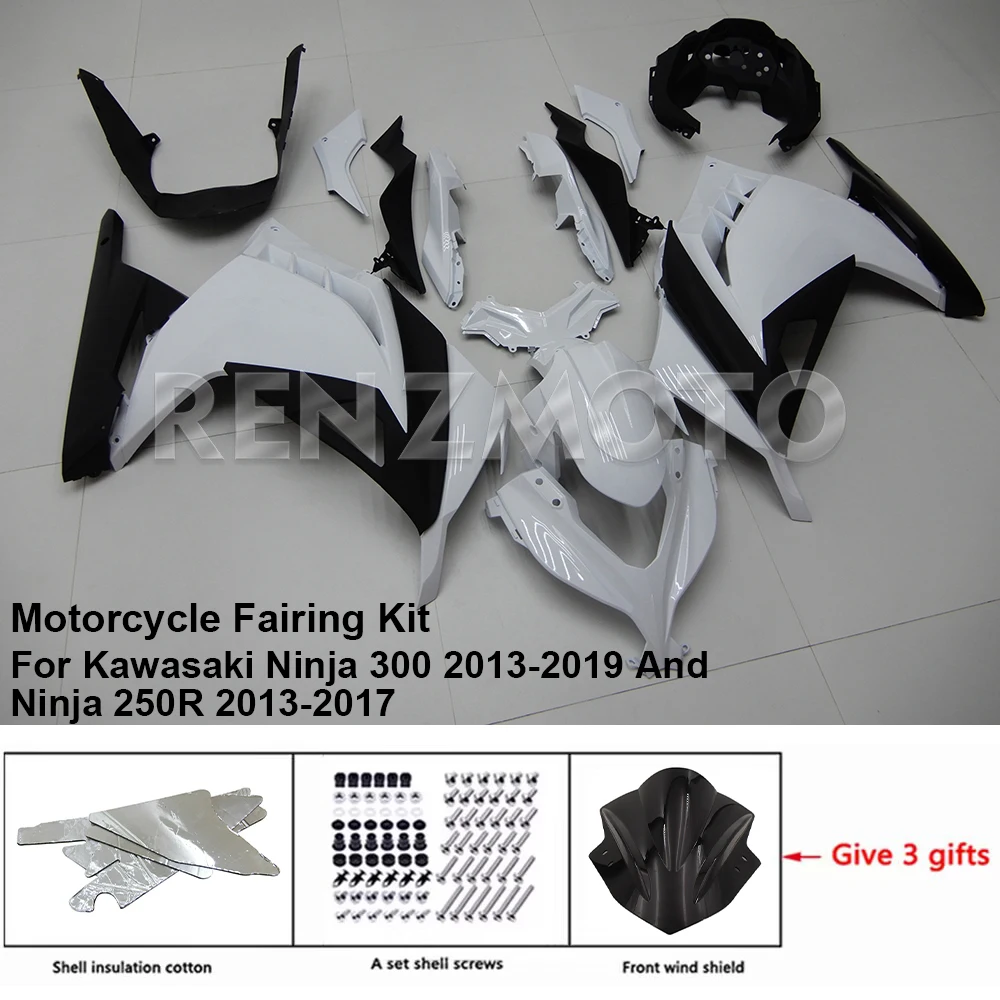 K0313-112 Motorcycle Fairing Set Body Kit Plastic For Kawasaki Ninja 300  and Ninja 250R Accessories ABS Injection Bodywork