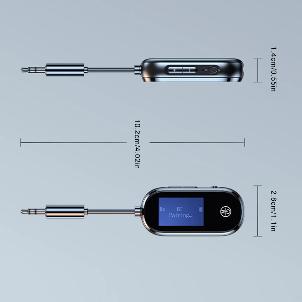 2 в 1, Bluetooth-совместимый передатчик 5,3, приемник, 3,5 мм, AUX, самолет, аудио, беспроводной адаптер с микрофоном для ТВ, ПК, автомобиля