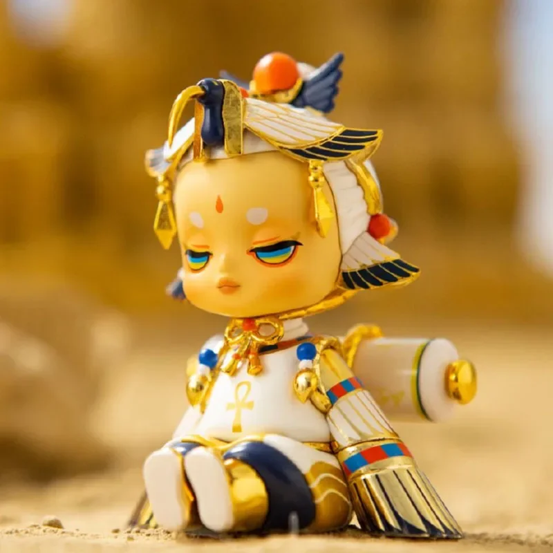 Blind Random Box Toys Meow Lingling-Egyptian Meng God SeriesAnime Figure Doll Mystery Box Kawaii Complex Surrounding Mind Gift