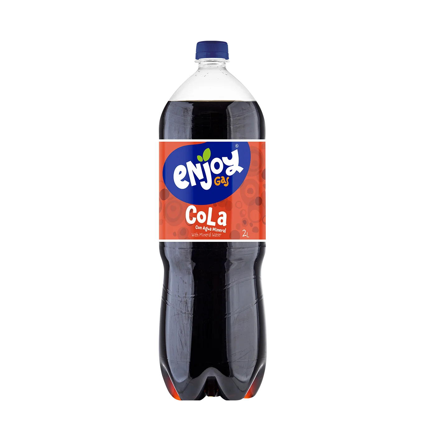 Bebida San Benedetto Enjoy con Gas -12 unidades de 500 ml / 2l. - Elige entre los siguientes sabores: Naranja, Limón, Cola