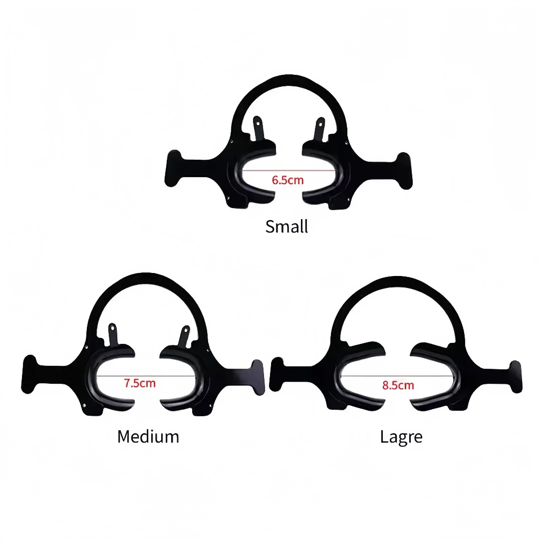 Dental C-Type Cheek Retractor with Handle Intraoral Mouth Opener Plastic Mouth Gag Expander Oral Cavity Retractor for Dentistry