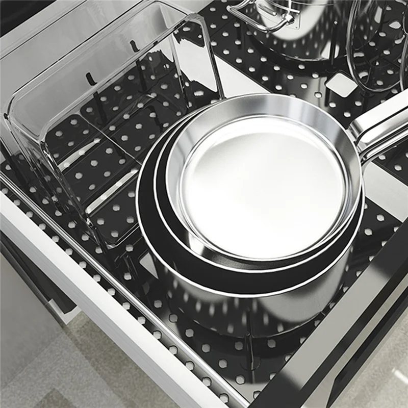AAAN-support réglable organisateur de cuisine étagère à vaisselle plaque télescopique support de bol étagère de vidange tiroir de rangement accessoires pour la maison