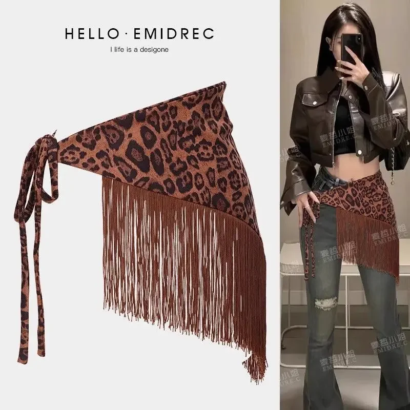 leopard-print-waistband-tassel-waistband-women's-tie-wasteland-style-dressing-decorative-maillard-waist-belt