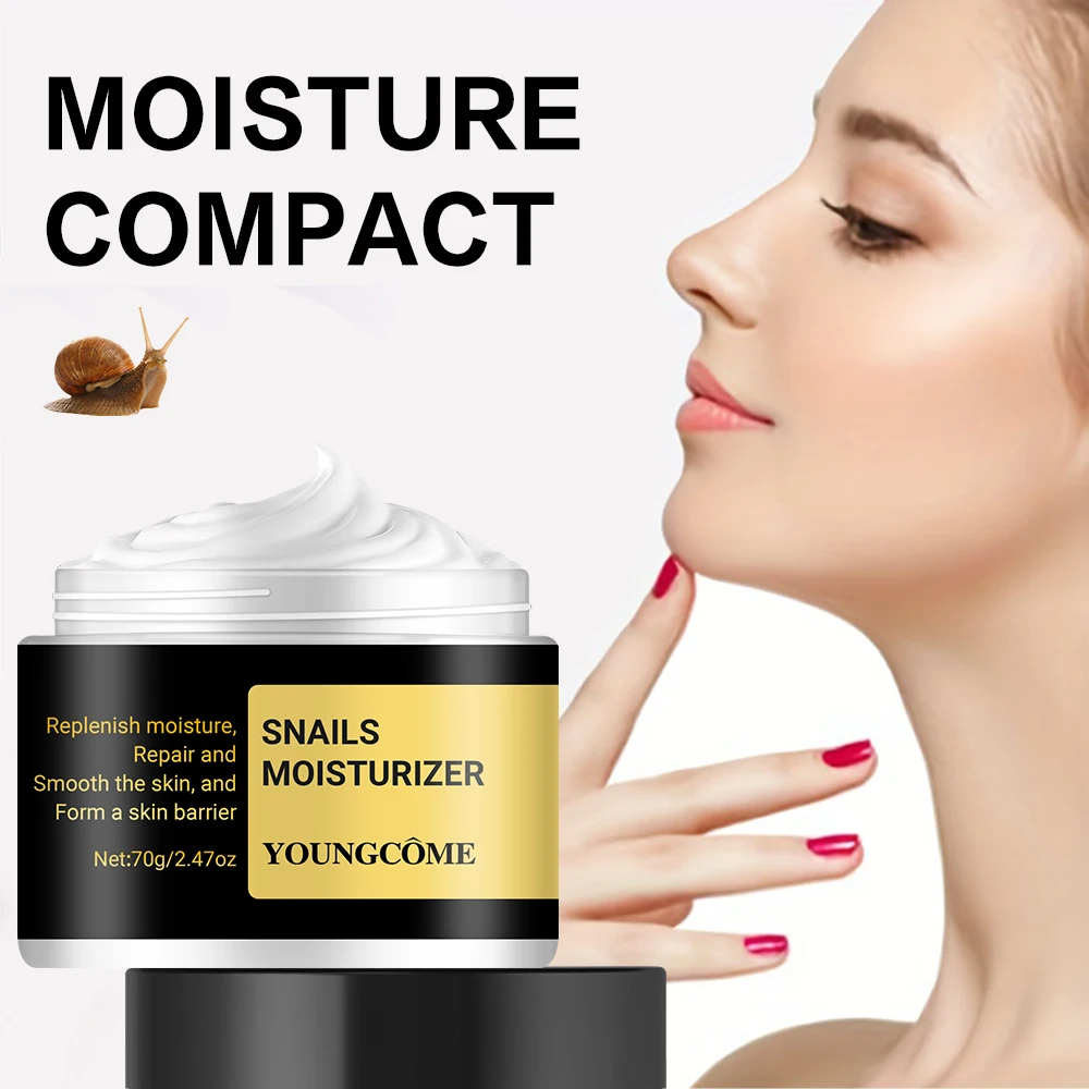 Snail Collagen Face Cream Repair Essence Moisturizing Hydrating Brightening Smoothing Nourishing Cream Cosmetics Skin Care