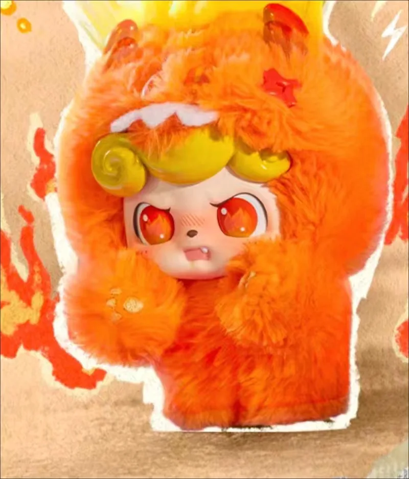 MINISO名創優品 Qbao エモーショナル ファーリーモンスターシリーズ ブラインドボックス サプライズトイ ぬいぐるみペンダント