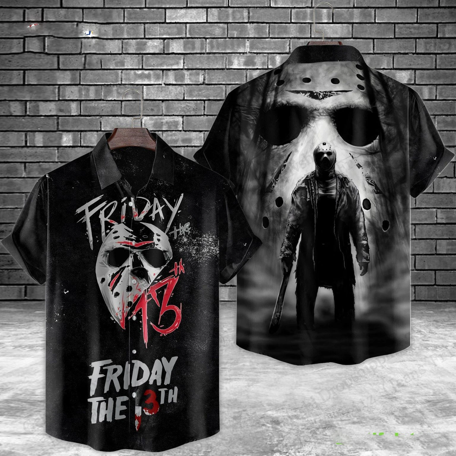 

Friday The 13Th Jason Voorhees Hawaiian Shirt Halloween Horror 3d Print Shirt Men Women Fashion Short Sleeve Casual Shirt New