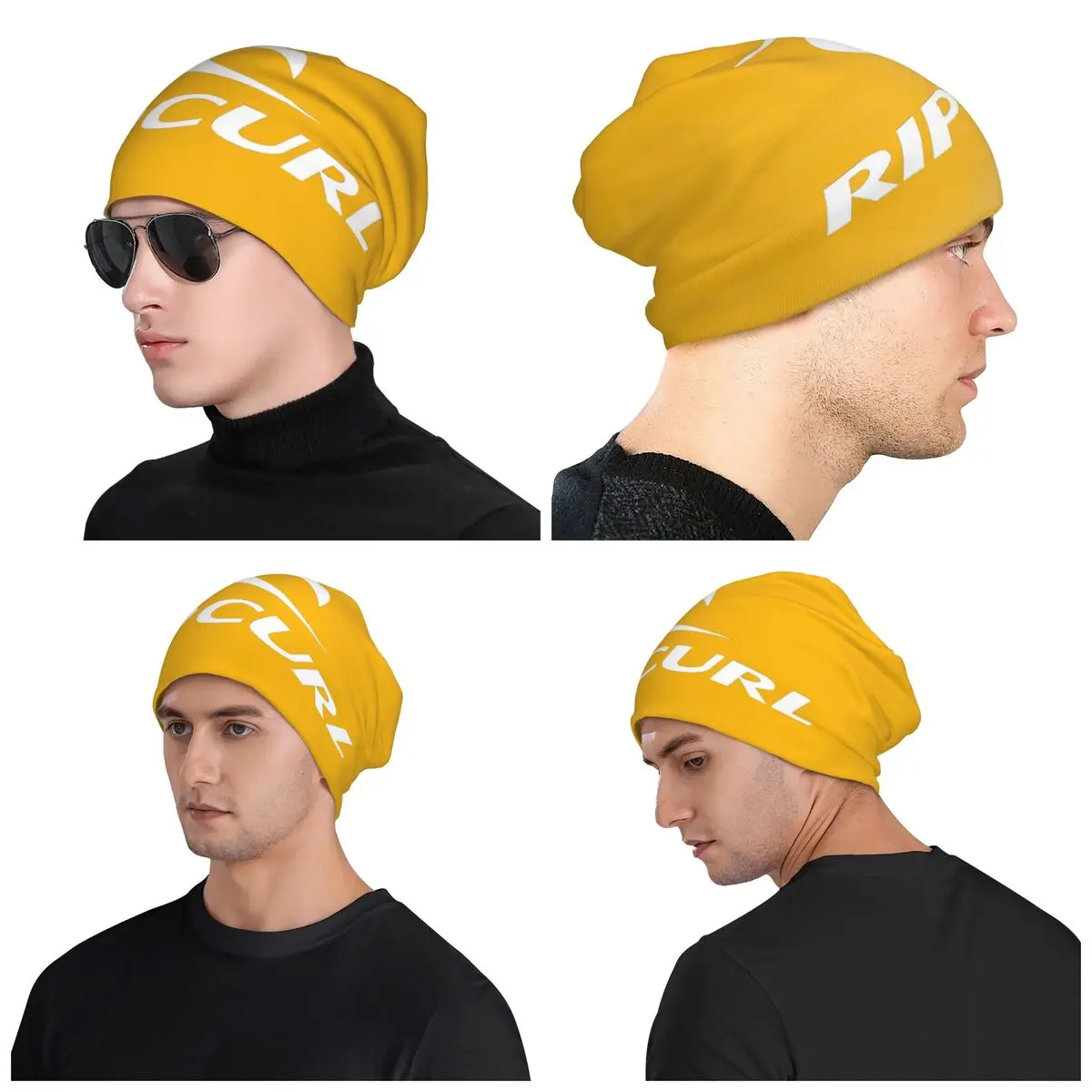 

Rip Curl Logo Unisex Adult Beanies Caps Knitting Bonnet Hat Warm Fashion Autumn Winter Outdoor Skullies Hats