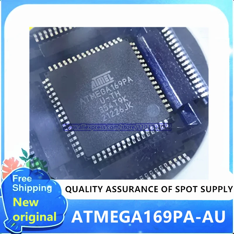 

5 шт./лот ATMEGA169PA-AU ATMEGA169PA ATMEGA169PA-AUR ATMEGA169PAU-TH U-TH TQFP64 100% новый оригинал в наличии