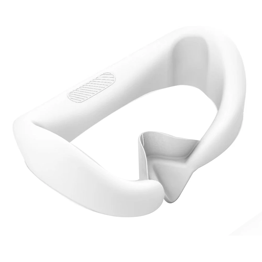 BISMZ Augenpolster für Pico 4, Silikon-Ersatz-Gesichtsmaske, Schutzhülle, Anti-Schweiß-Maske, VR-Brillenzubehör (weiß)