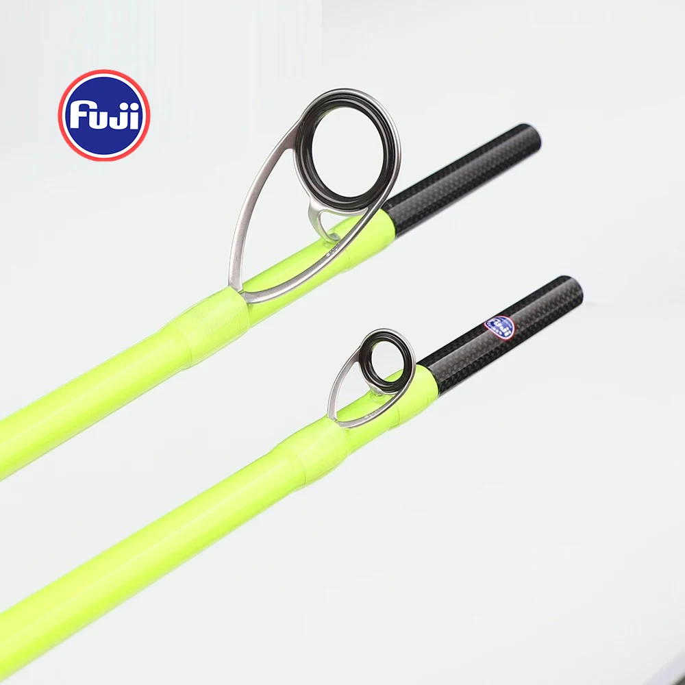 Fishingfans 1.65m 1.8m 2.1m Solid Tip Jigging Rod Heavy power FUJI Guide Offshore Sea Boat Hard Spinning Fishing sea Pole