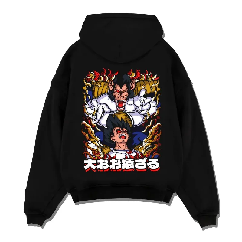 

Мужские толстовки для спортзала Dragon Ball, осень-зима, японское аниме Vegeta, дизайнерская одежда, винтажная толстовка Y2K, хлопковая мужская повседневная одежда