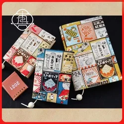 Juste de protection en tissu pour carnet de notes, produit artisanal, couverture de journal intime, en stock, style japonais, fait à la main, A5 horizon, original