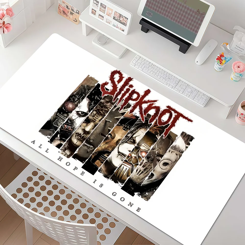 Band S-Slipknot-T Mouse Pad Large Non-Slip Waterproof Mat Stitched Edge Keyboard Pad for Gaming Daily Office