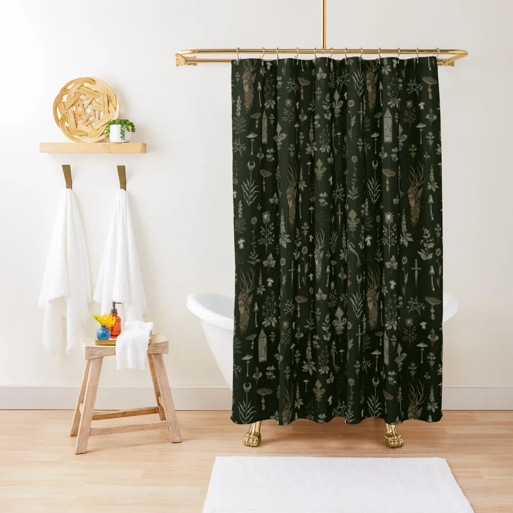 

Forest and Field Guardian Shower Curtain Bathtub Bathroom Shower Set Curtain