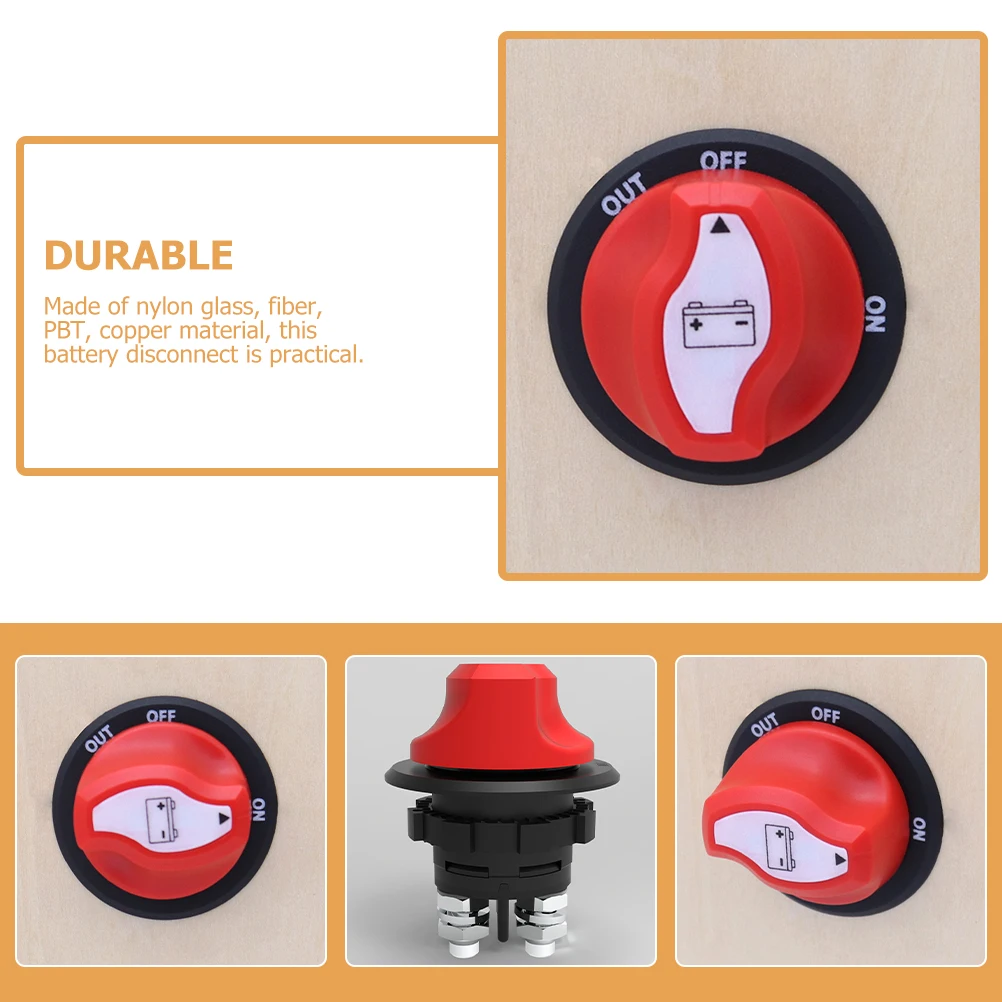 

Disconnect Marine Boat Rv Utv On Switch Isolator Cut Off Shut Off 32V Car Camper Truck Boat Accessories Switch 32V
