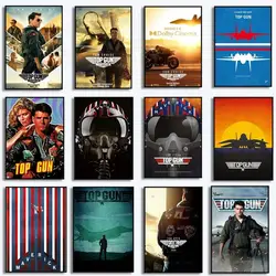 Top Gun Maverick Posters. Classic 1986 American Action Film Canvas Painting.Wall Art Picture Prints for Home Decor. Perfect Gift