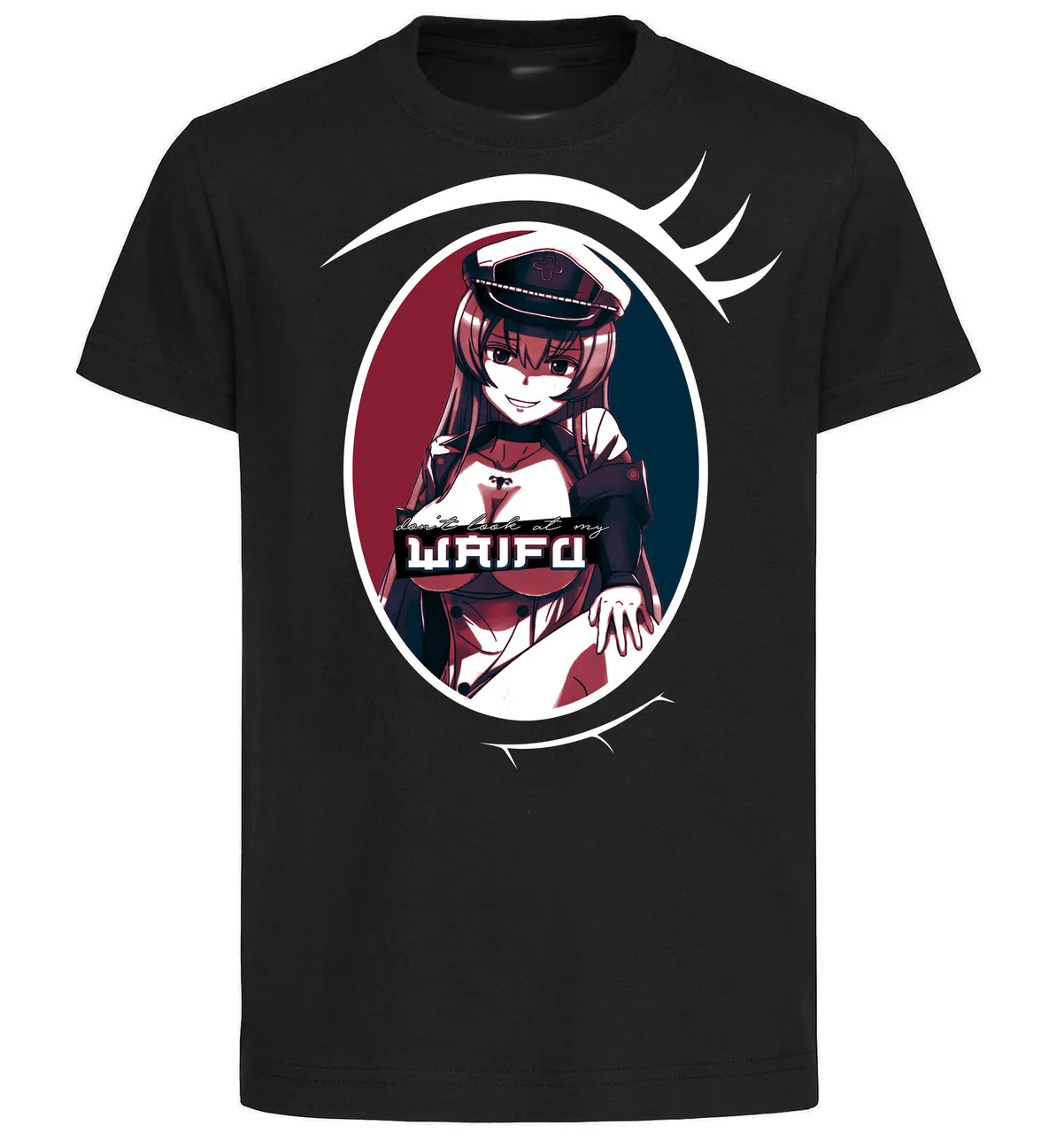 

T-Shirt Black Unisex Propaganda Akame Ga Kill Esdeath PE0261