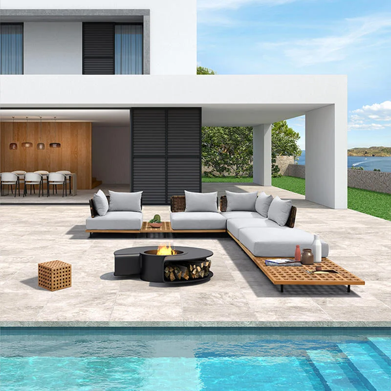 # Ensemble de canapés en teck  - Outdoor Furniture Cost avis et prix