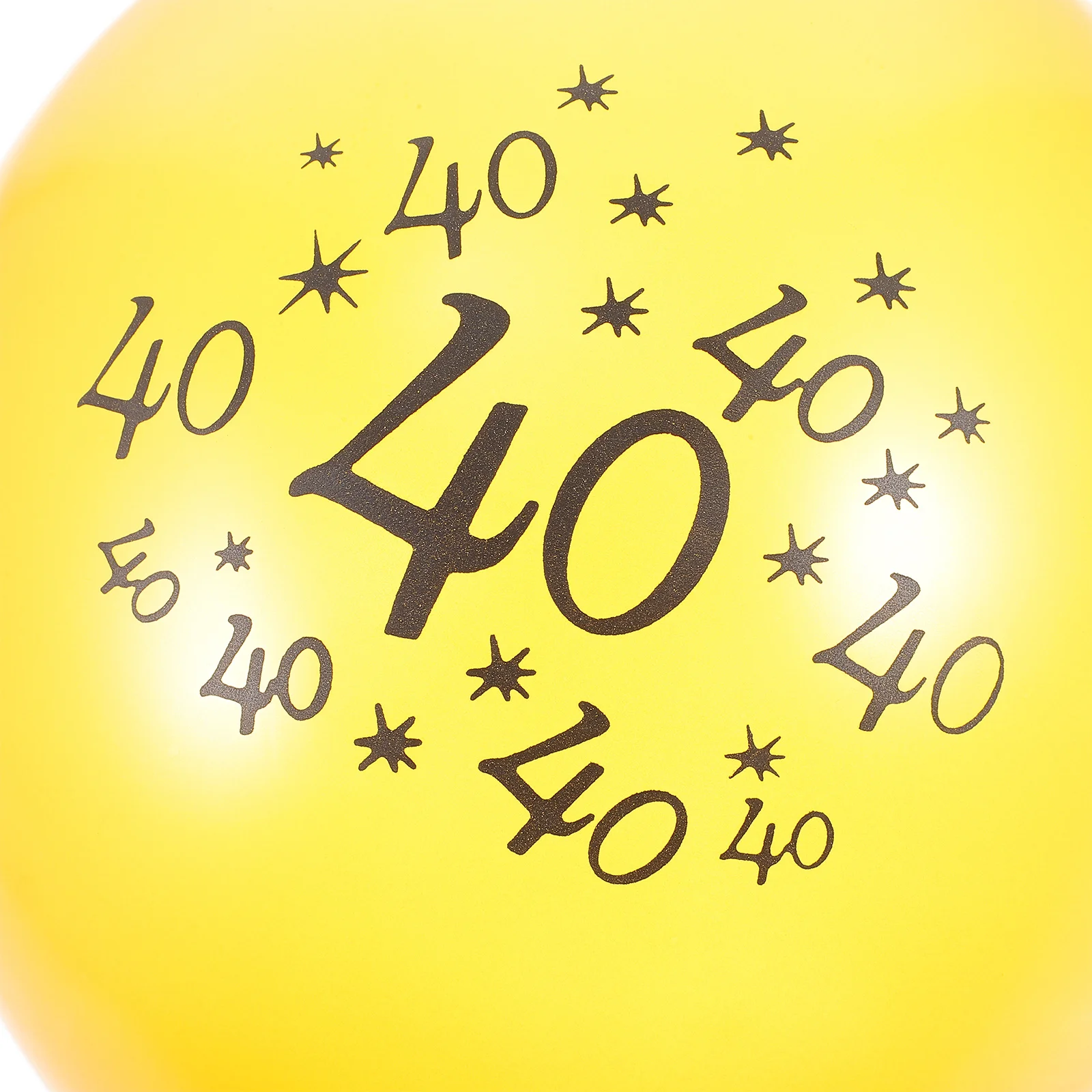 

20Pcs 40th Birthday Balloons Latex Black Gold Supplies Festival Decoration Happy Birthday Decor