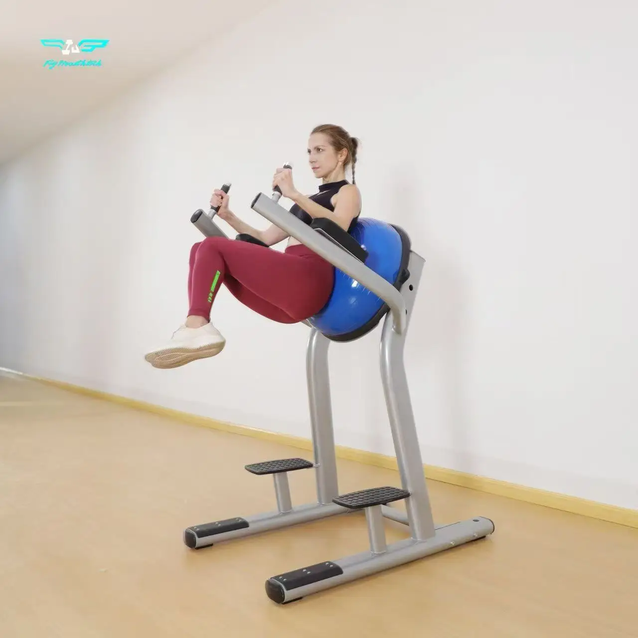 Coofull Factory Direct Sales High Quality Durable Commercial Leg Raise Steel Ab and Leg Trainer Gym Equipment for Gym
