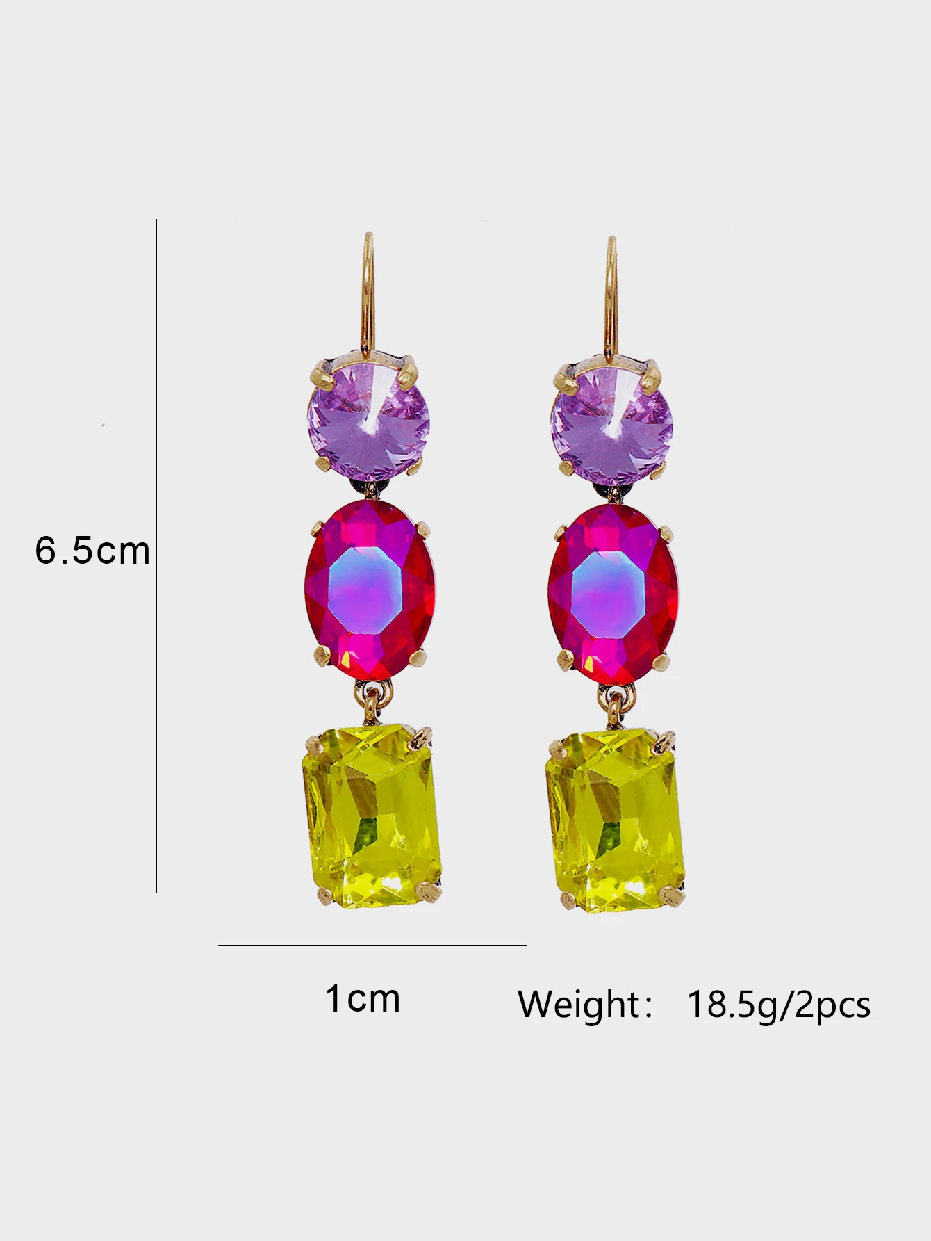 2024 New Hot-selling Fashion Alloy Rhinestone Earrings Atmosphere Luxury Personalized Earrings Jewelry Accessories for Women