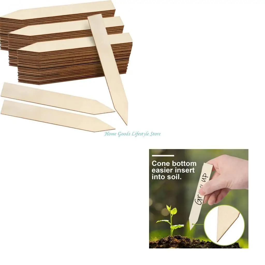 

E74E Деревянный кол для растений, тщательно изготовленный для поддержки садовых растений, устойчивых к атмосферным воздействиям