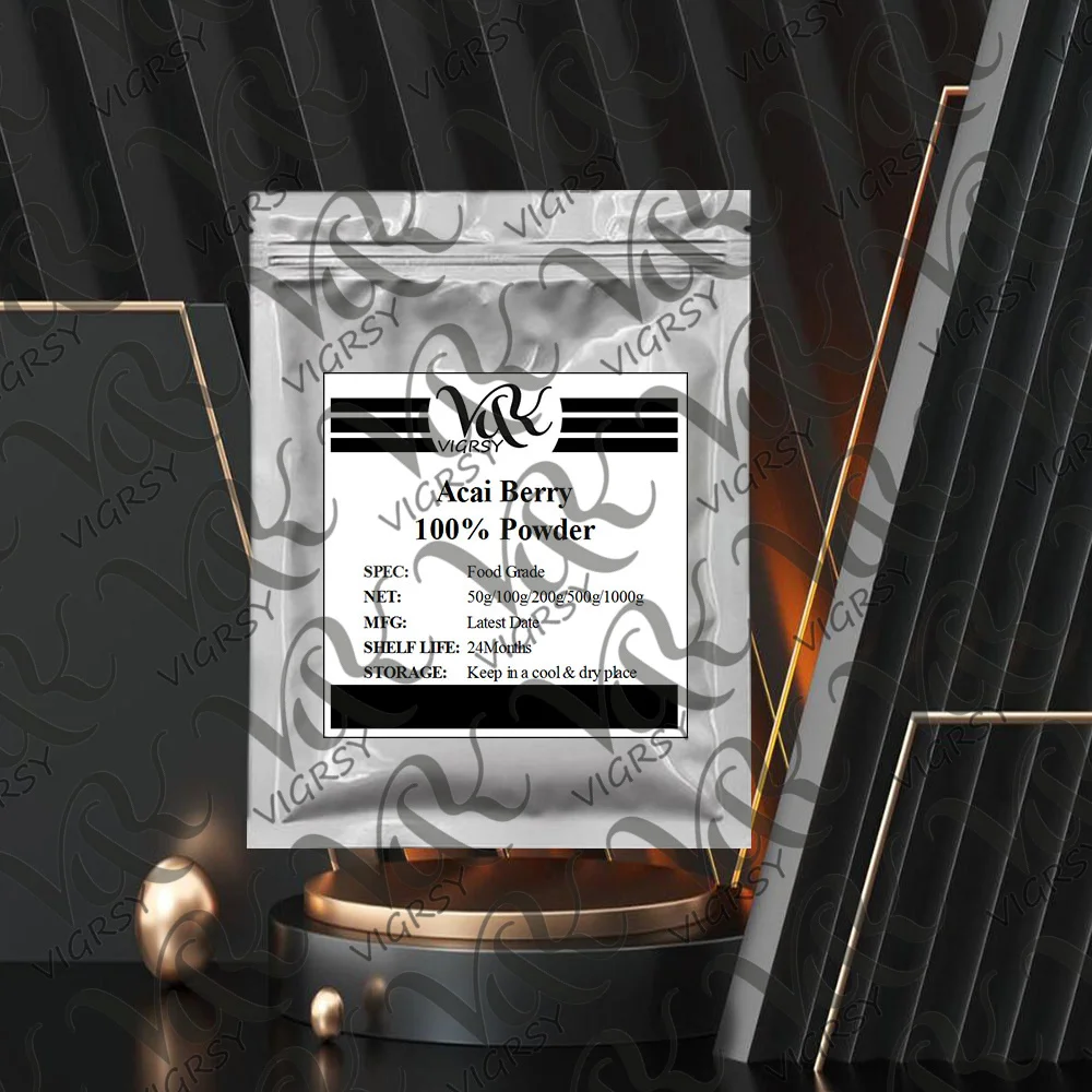 Envío Global Rápido, Bolsa de Aluminio OutPack para Polvo de Acai 100% Puro, Bolsa Plástica Interior de Doble Capa, Entrega Rápida