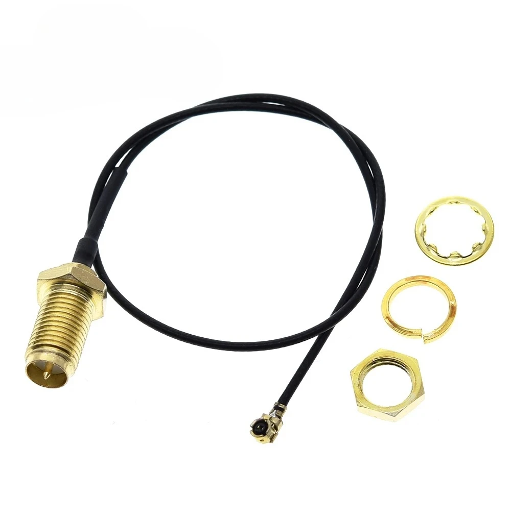 Cabo conector sma macho para uFL/u.FL/IPX sem conector conjunto de adaptador coaxial RG178 cabo rabo de porco 1.13mm