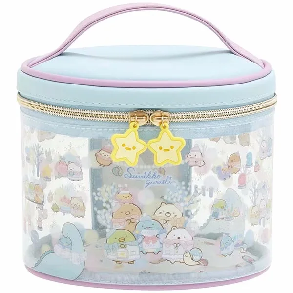 san-x s-sumikkogurashi angolo giapponese biologico mamma notte serie scatola cosmetica trasparente borsa per cosmetici borsa per giocattoli