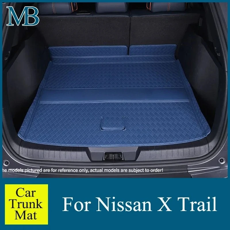 Car Trunk Mat For Nissan X Trail 2021-2025 2026 EV Fuel Rear Trunk Tray Liner Cargo Foot Pads Interior Decoration Accessories