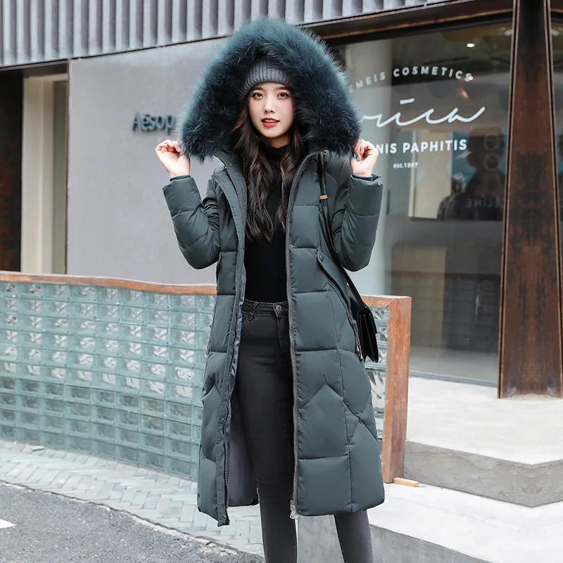 2024 New Autumn Winter Coat Women Thicken Warm Oversized Hoodies Casual Loose Korean Autumn Winter Fashion Cotton Parkas Coat