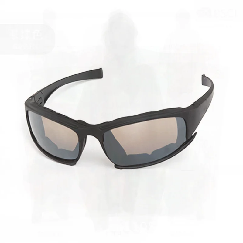 

X7 Tactical Polarized Cycling Glasses Windproof Impact-Resistant Lenses Night Vision HD Military Fan Design Unisex Full Frame