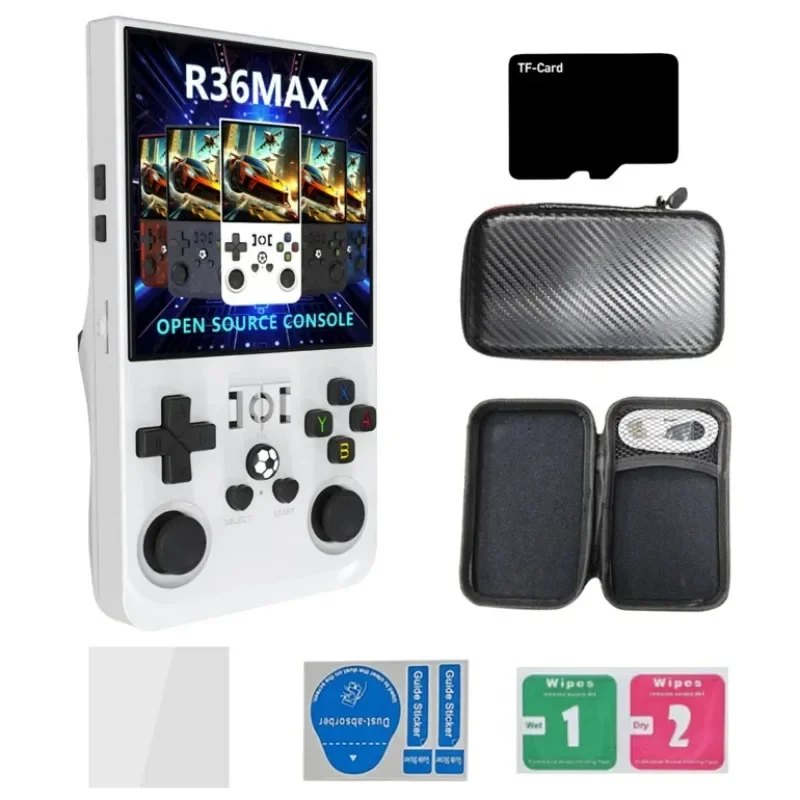 Retro Handheld Game Console 4.0 Inch Big Screen R36MAX Portable Pocket Video Player 1000+ Games Linux System