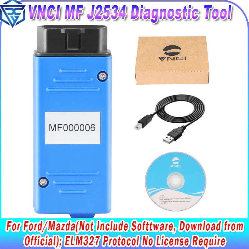 

Диагностический инструмент VNCI MF J2534 с Ford для Mazda IDS V130 Поддержка протокола J2534 PassThru и ELM327 Не требуется лицензия
