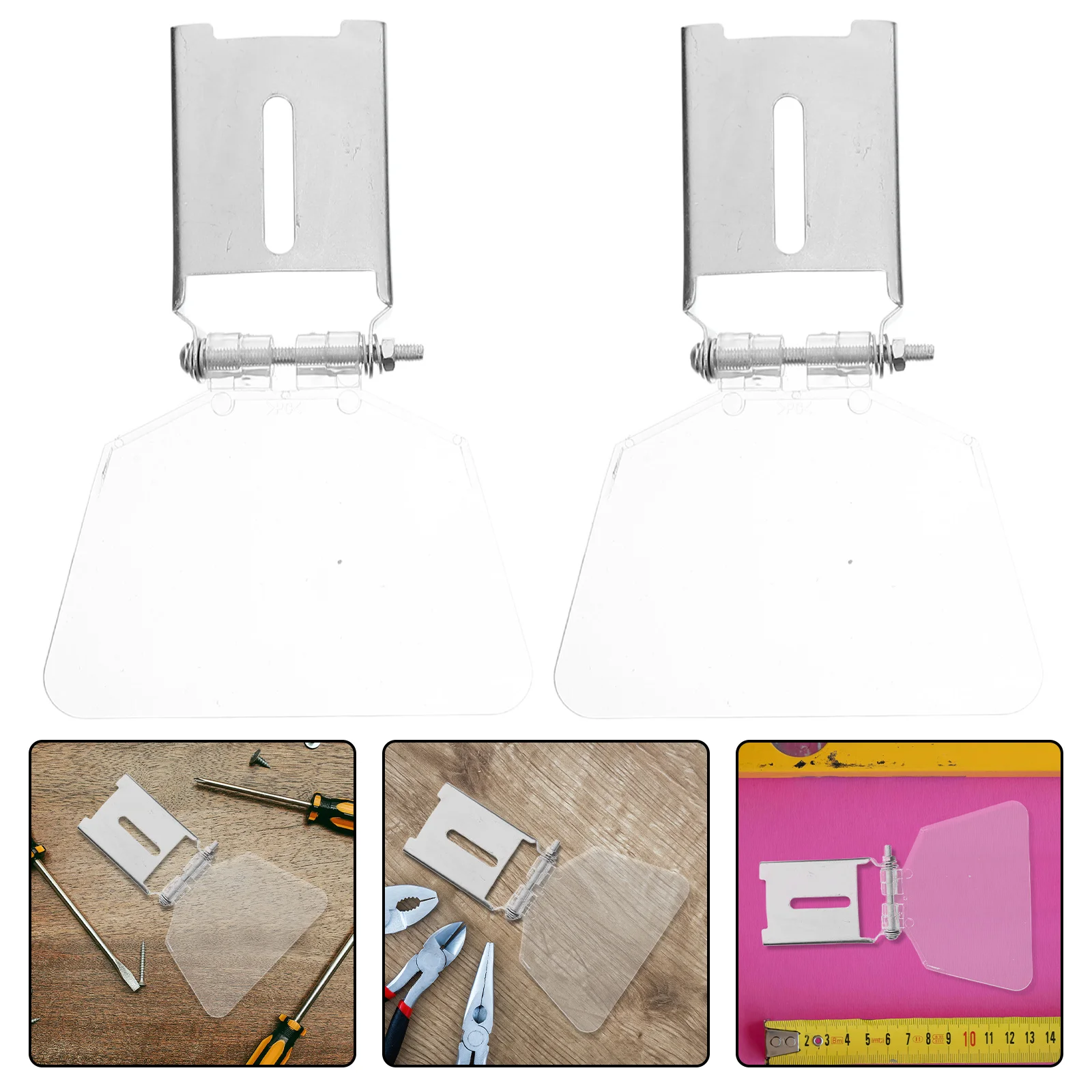 

1 Set Bench Grinder Eyeshield High Transparency Lens Dust Proof Grinding Shield For Precision Metalworking Lightweight Quick