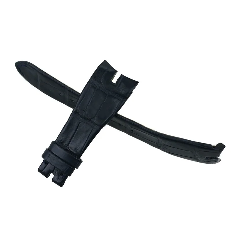 ДЛЯ ROGER DUBUIS, КОЖАНЫЙ РЕМЕНЬ ДЛЯ ЧАСОВ АЛИГАТОРА