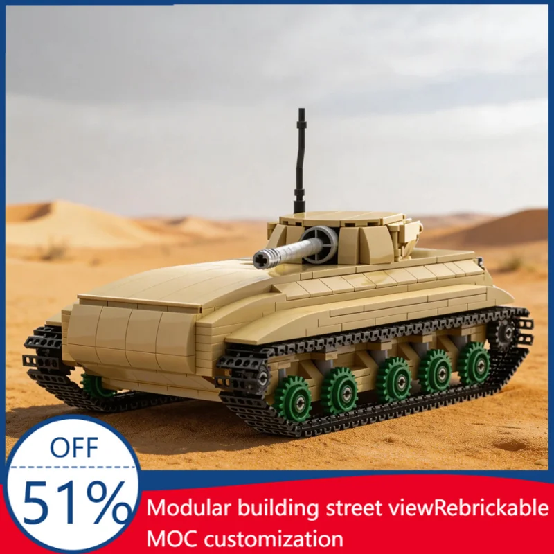 

690 PCS Customize Series Amphibious Vehicle MOC Building Blocks Model Children Puzzles DIY Creative Toy Halloween Display Gifts