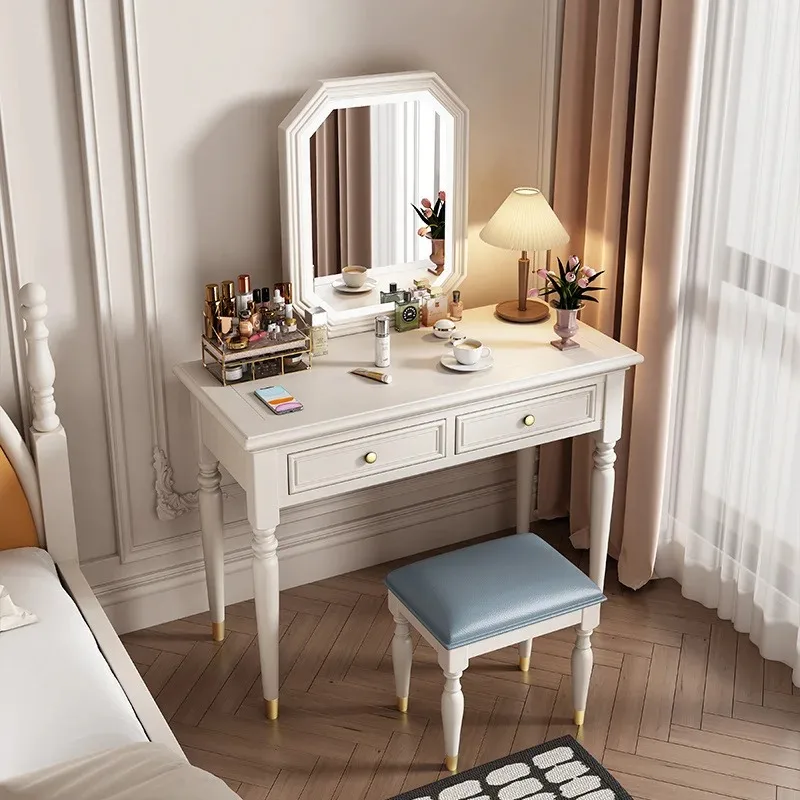 

Французский комод, маленькая квартира, спальня, европейский туалетный столик, туалетный столик в стиле ретро, легкий роскошный шкаф для хранения